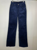 zip  womens  white tab  W24 L34  W24  vintage levis  vintage  Urban Village Vintage  urban village  trousers  retro  pockets  petite  New old stock  MOD  levis strauss  levis  L34  jeans  flares  flared  deadstock  corduroy  corded  cord  blue  70s  70  1970s levis  1970s